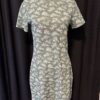 Mirrou Green/White Fitted Floral Dress