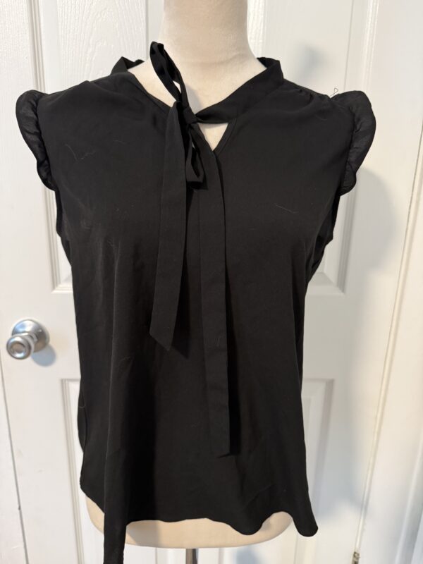 Black Necktie Blouse