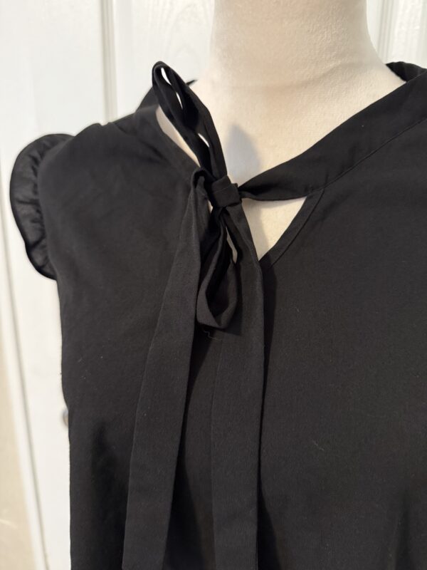 Black Necktie Blouse - Image 2