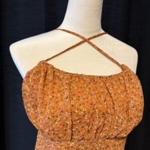 Peaches Print Cross Dress
