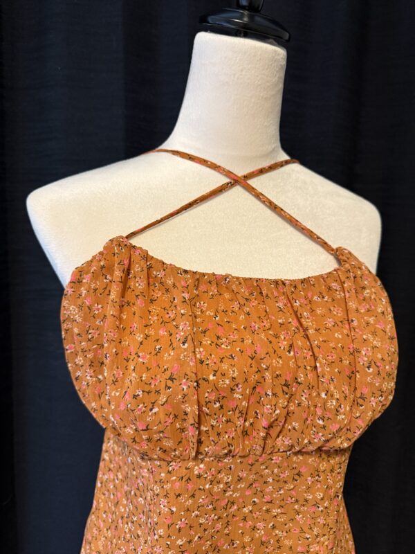 Peaches Print Cross Dress